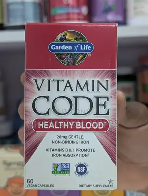 Garden of Life Vitamin Code Healthy Blood Iron - 60 Capsules
