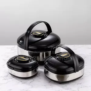 3pcs Babban Ingancin Insulated Stainless Steel Cooler/Warmer Set