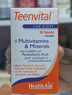 HealthAid Teenvital Multivitamin Ga Matasa - 30 Tablet