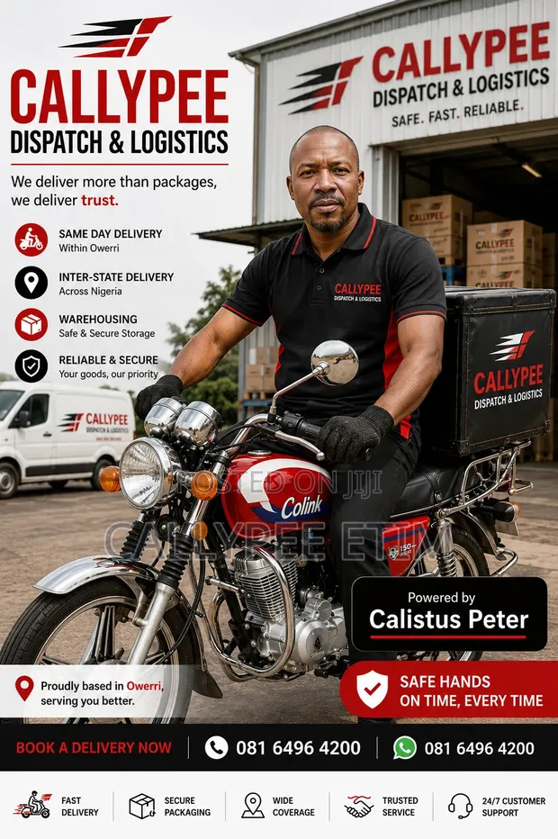 Callypee Logistics: Dispatch & Delivery Services - 1