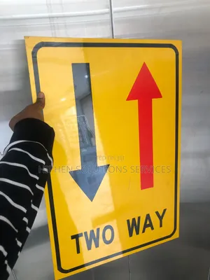 Oncoming Traffic Warning Sign