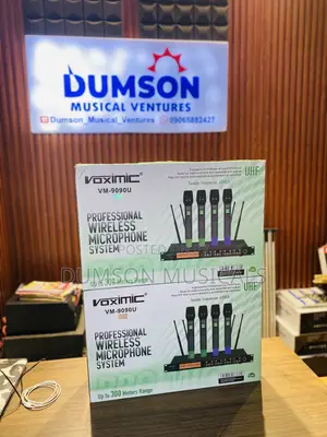 Voximic VM-9090U 4-in-1 UHF Wireless Microphone System