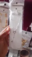 Necklace and Earring Set - Silver/Gold - 2