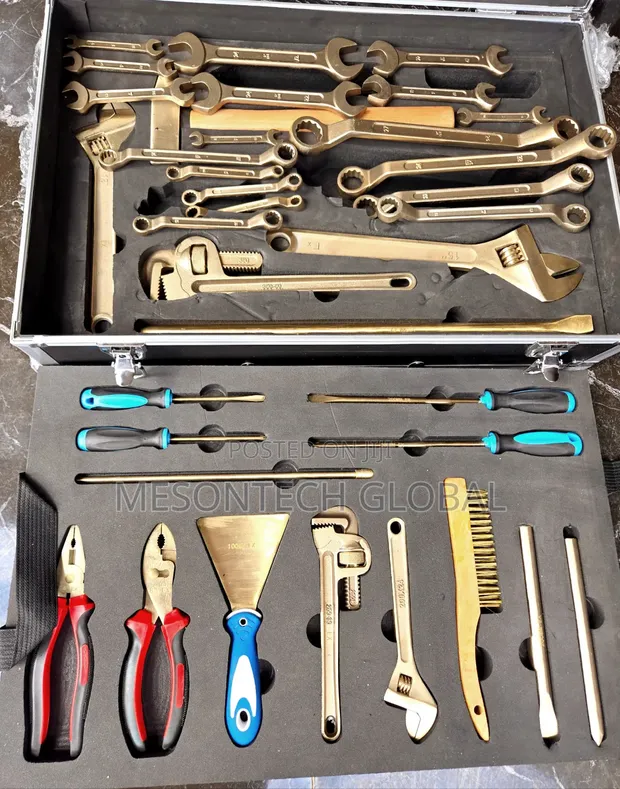 Non-Spark Tools Box Set - Brass Hand Tools - 1