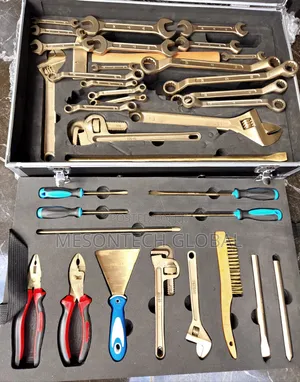 Non-Spark Tools Box Set - Brass Hand Tools