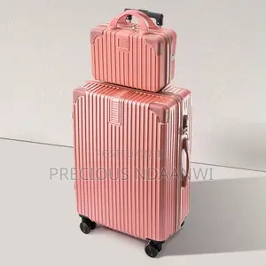 24-Inch + 14-Inch Luggage Set with Passcode Lock