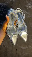 Vaidada Luxury Silver Women's Sandals - 2