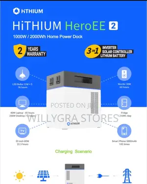 Elite Products Premium 2000Wh Solar Generator