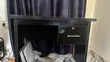 Black Study Desk with Lockable Drawer - 3