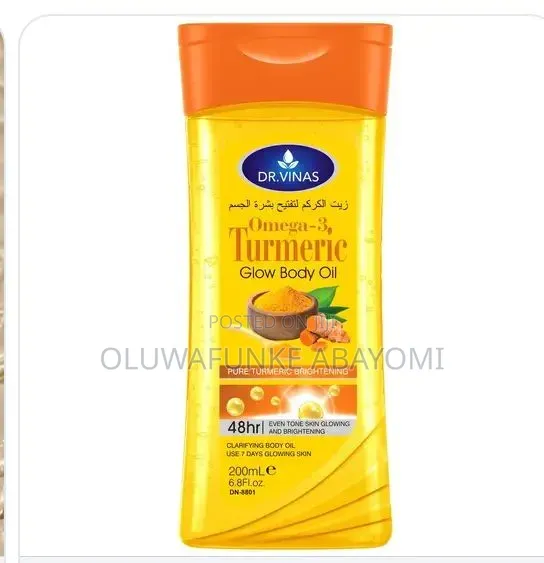 Dr. Vinas Turmeric Glow Body Oil - 1
