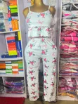 Women's Fitted Romper - Playful Print - 4