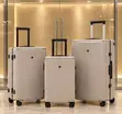 Premium Aluminum Luggage Set - Sabon Abu - 2