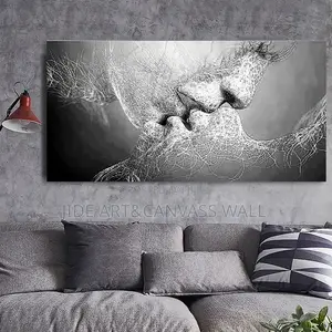 Zane Mai Launi Abstract na Gida - Zane na Canvas na Zamani