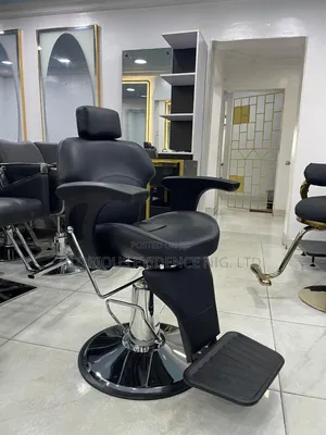 Unisex Salon Chair 8810 - Black Leatherette
