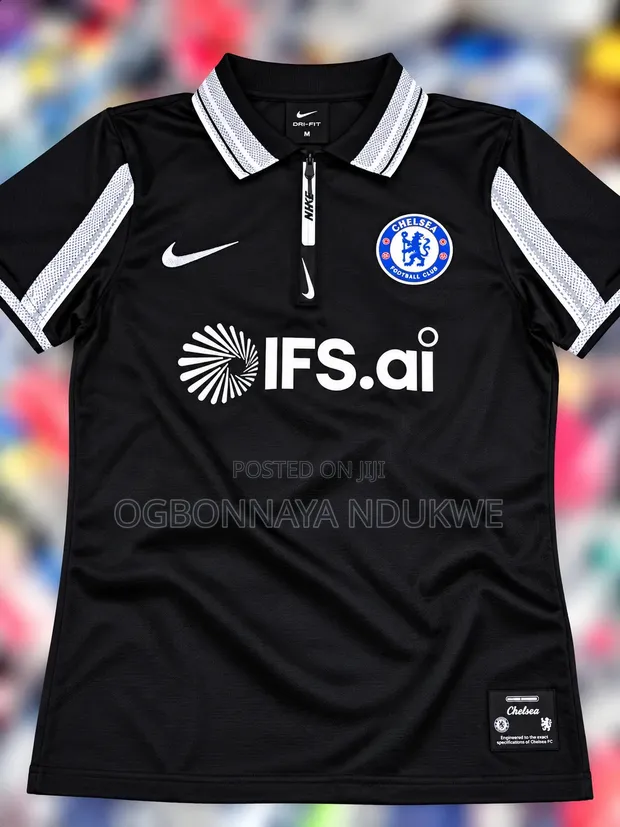 Chelsea FC Black Jersey - Brand New - 1