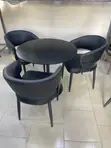 Kujerar Dining Mai Zagaye da Kujeru 3 - 1