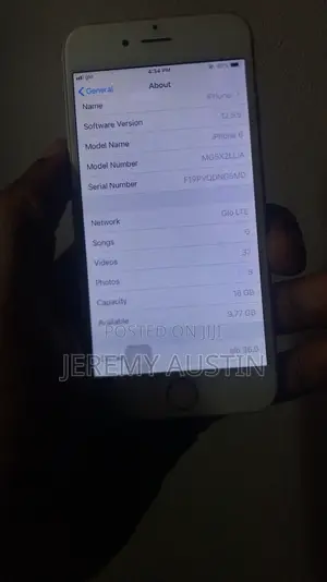 Apple iPhone 6 16GB Silver (Home Button Faulty)