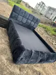Home Interiors 4.5x6ft Bed Frame with Bedsides - 2