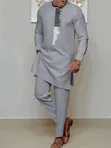 Wool & Co Na Maza Classic Kaftan - Launuka 2 na Grey - 2