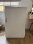 White MDF Storage Cabinet - 1