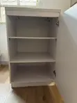 White MDF Storage Cabinet - 2