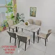 6 Seater Marble Top Dining Set - 2