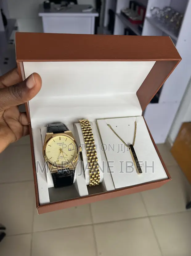 Quality Leather Tissot Watch Set - New - 1