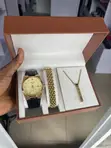 Quality Leather Tissot Watch Set - New - 2
