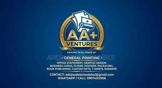 AA+ Ventures Printing Services - 1