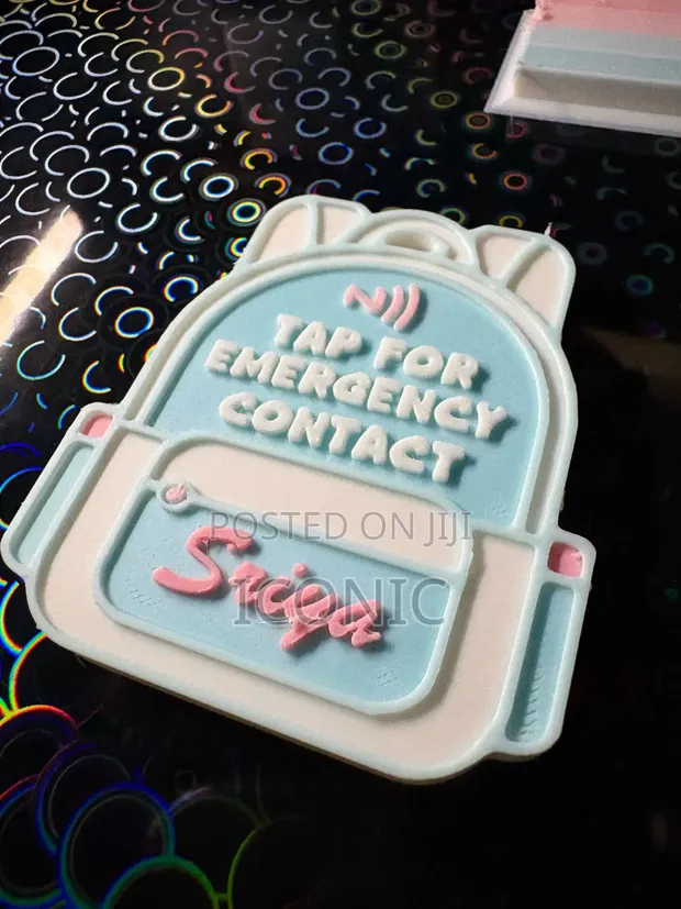 Personalized NFC Smart Keychain/Tag - 1