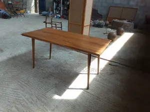Office Table - Walnut Wood, Matte Finish