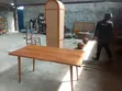 Office Table - Walnut Wood, Matte Finish - 3