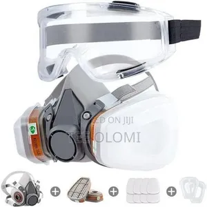 Full Face Gas Mask Respirator with Eye Protector