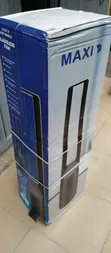 Maxi Bladeless Tower Fan - Smart Memory, 3 Wind Modes, 7-Hour Timer - 3