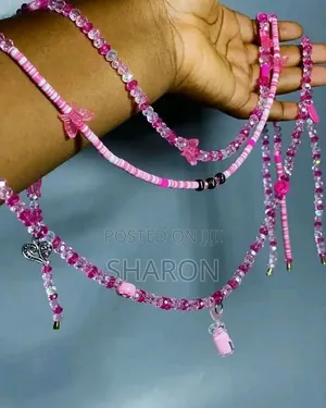 Pink Waist Bead Mai Tsari - Duk Sunan da Kake So, Layuka 3