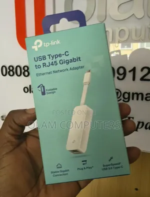 TP-Link USB-C to RJ45 Gigabit Ethernet Adapter