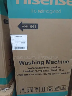 7.5kg Hisense Injin Wanki - Sabon Abu