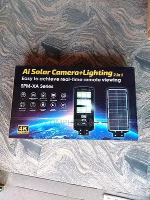 Solar Street Light Camera with Dual Lens