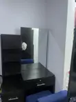 Home Interiors Vanity Table, Chair & Mirror - 1