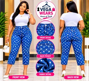 Vega Wears Cotton Trousers - Wide-Leg