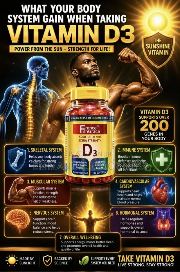 Vitamin D3 Supplement for Immune System - 1