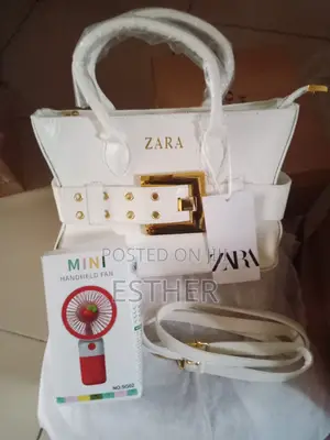 Zara Handbag Set tare da Strap da Fan