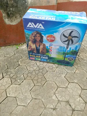 Ava 18-inch Rechargeable Floor Standing Fan + Adaptor
