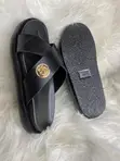 Gucci Leather Slippers - Black, Size 42 - 1
