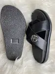 Gucci Leather Slippers - Black, Size 42 - 2