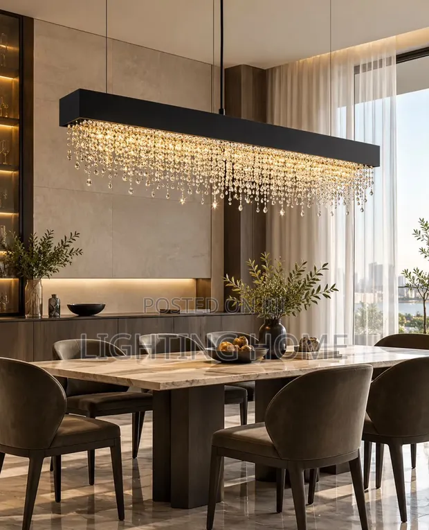 Modern LED Crystal Pendant Light - 1
