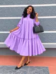 Sabon Lilac Silk Maxi Dress - 2