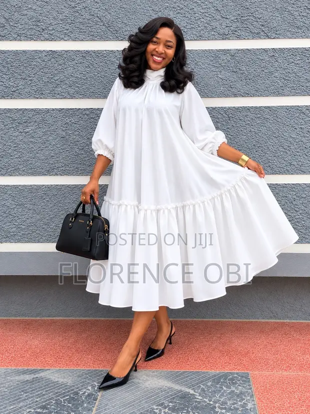 Brand New Nike Maxi Dress - White - 1