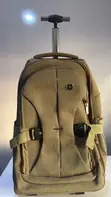 Swiss Style Trolley Backpack - Brown - 1