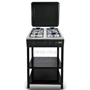 Raf 4-Burner Gas Cooker with Stand